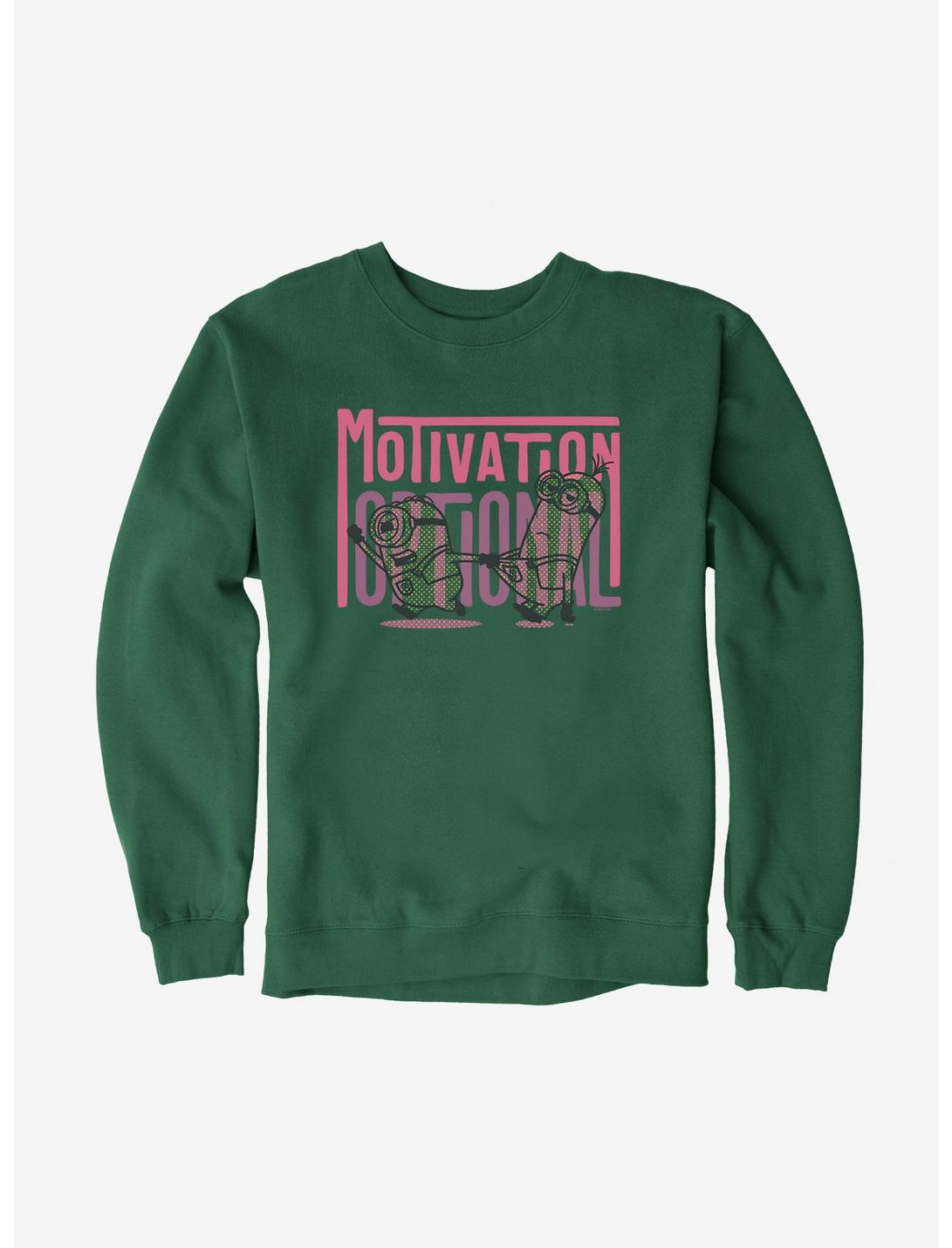 Minions Spotty Motivation Optional Sweatshirt, FOREST, hi-res