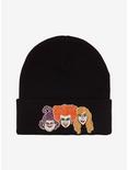 Disney Hocus Pocus Sanderson Sisters Embroidered Cuff Beanie  - BoxLunch Exclusive , , hi-res