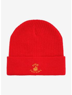 Avatar: The Last Airbender Fire Nation Embroidered Cuff Beanie - BoxLunch Exclusive, , hi-res