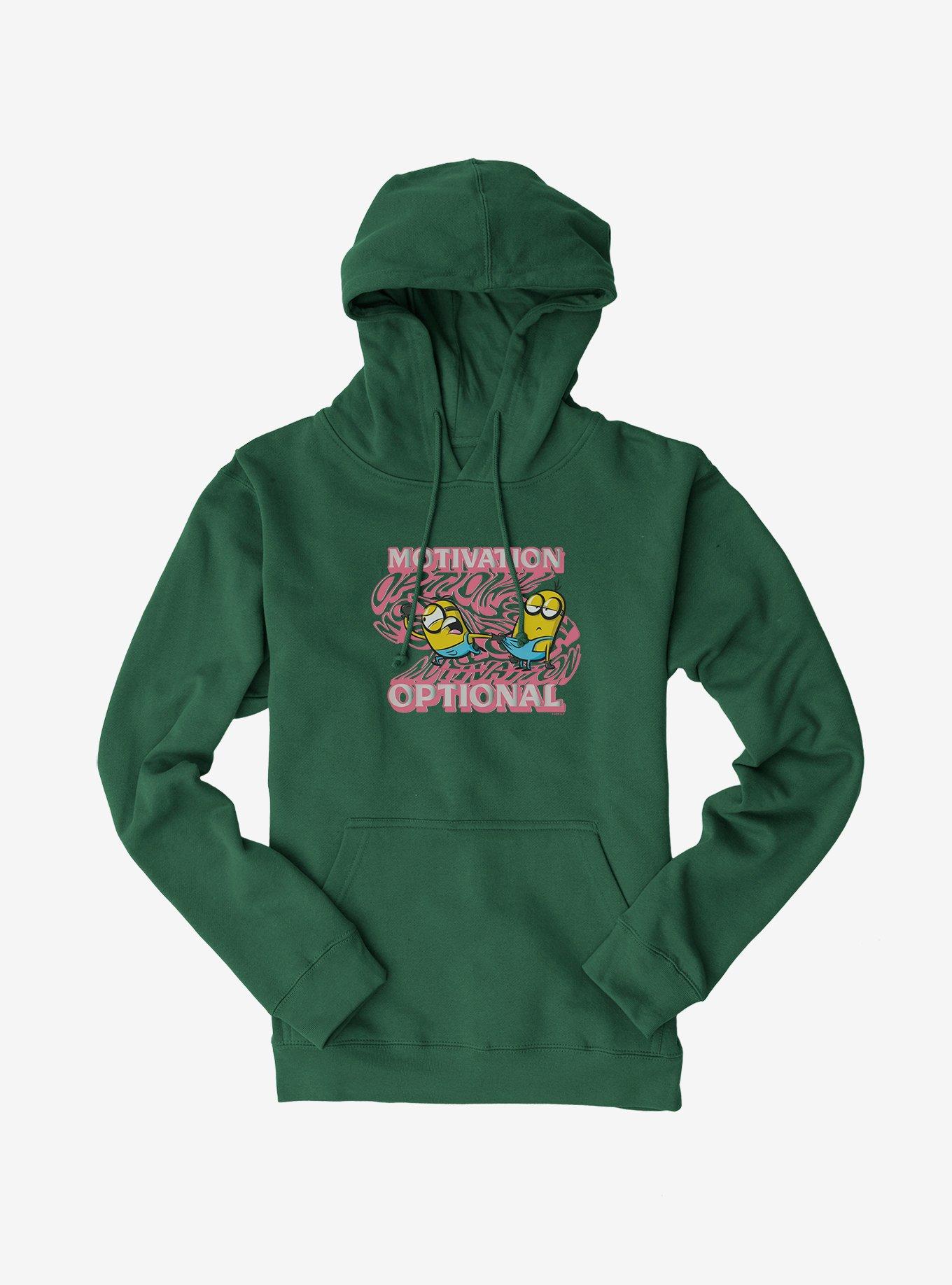 Minions Groovy Motivation Optional Hoodie, FOREST, hi-res