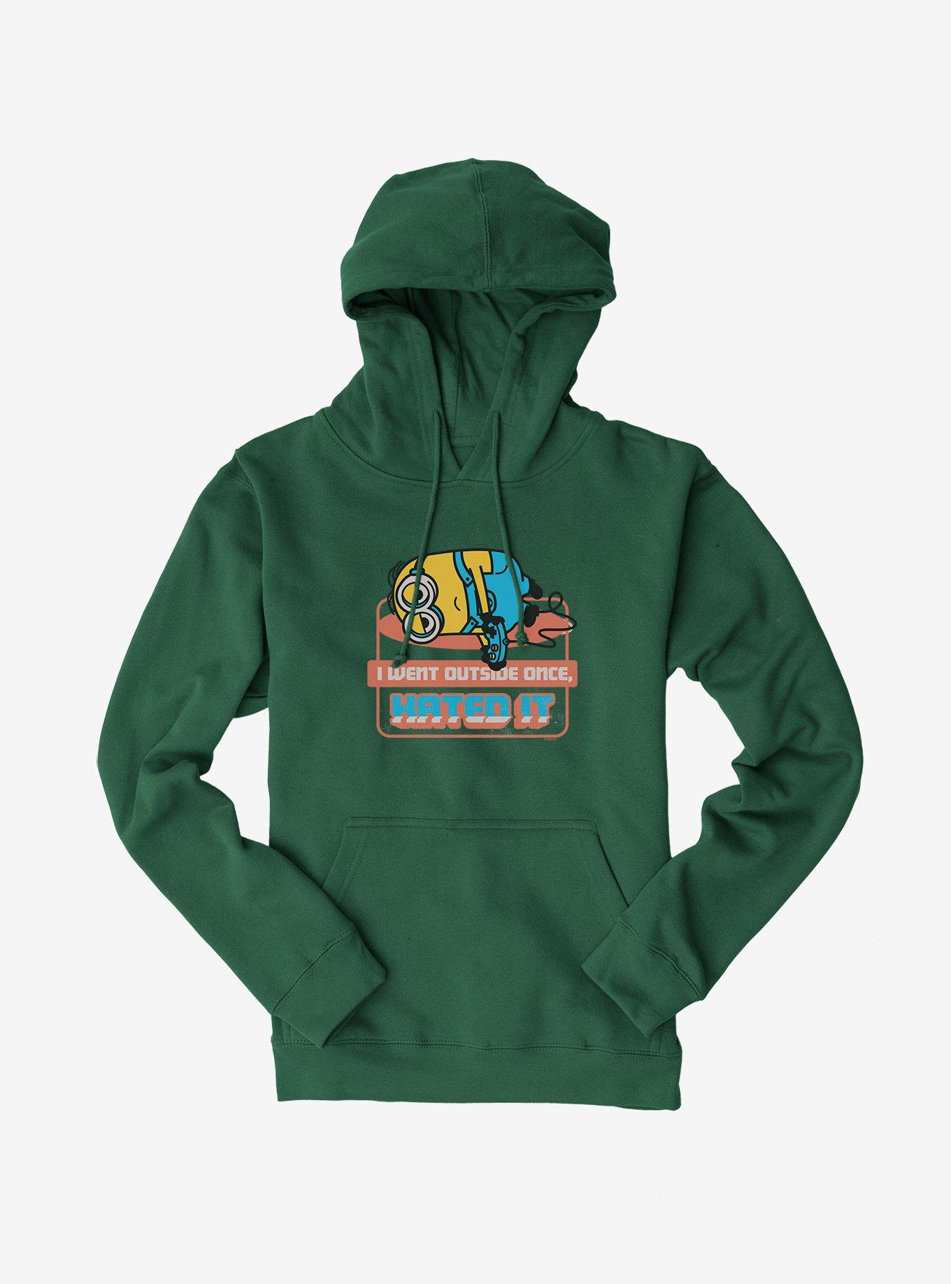 Minions Stay Inside Hoodie, FOREST, hi-res