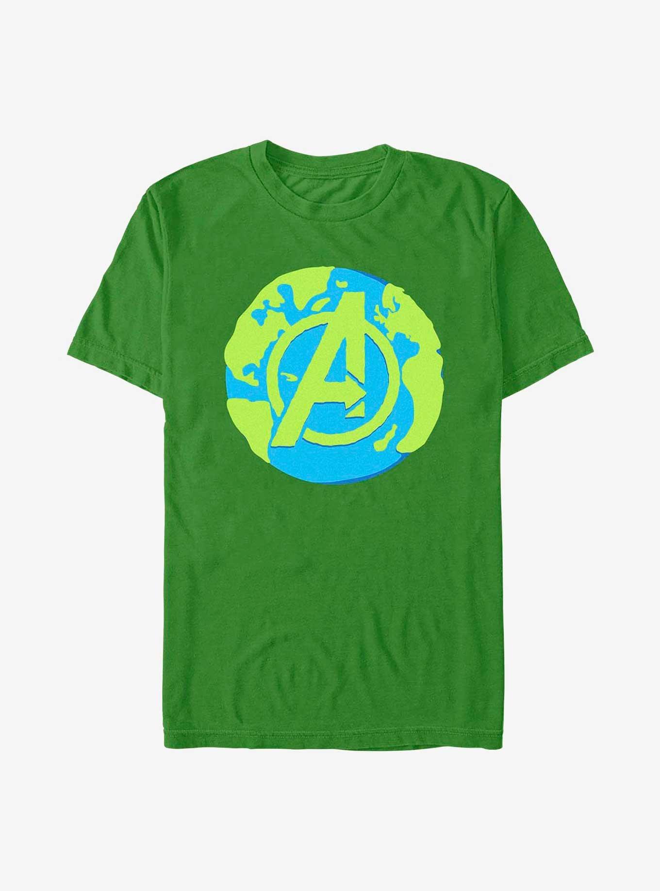 Marvel Avengers Earth Day Avengers World T-Shirt, KELLY, hi-res