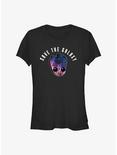 Marvel Guardians of the Galaxy Earth Day Groot Save The Galaxy Girls T-Shirt, BLACK, hi-res