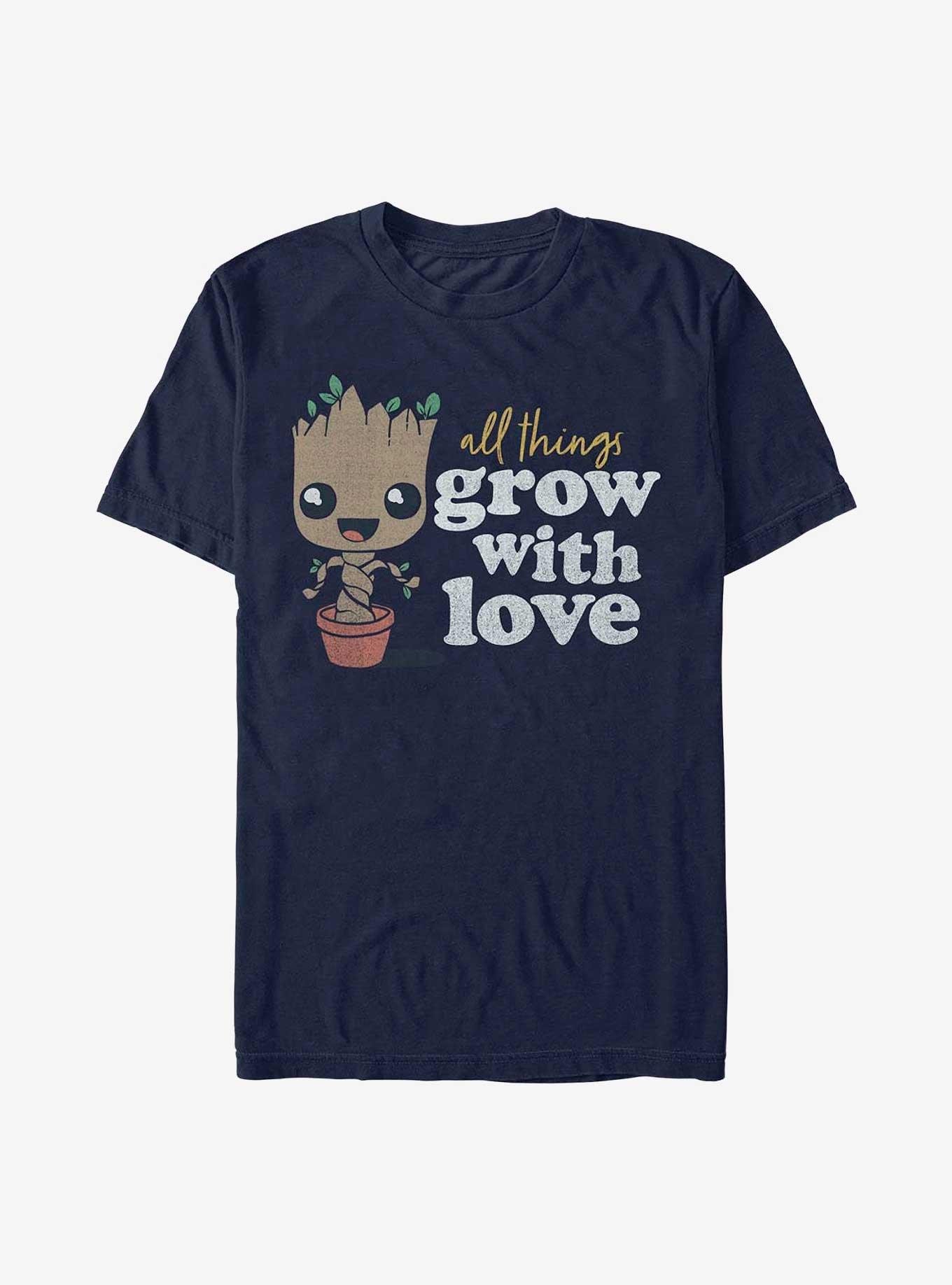 Marvel Guardians of the Galaxy Earth Day Groot Grow With Love T-Shirt, , hi-res