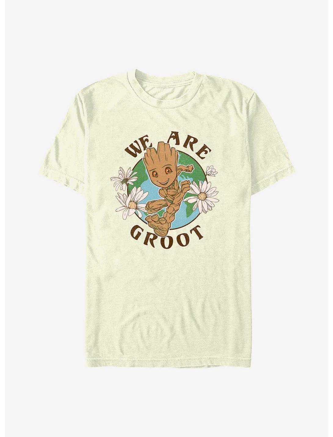 Marvel Guardians of the Galaxy Earth Day Baby Groot T-Shirt, NATURAL, hi-res
