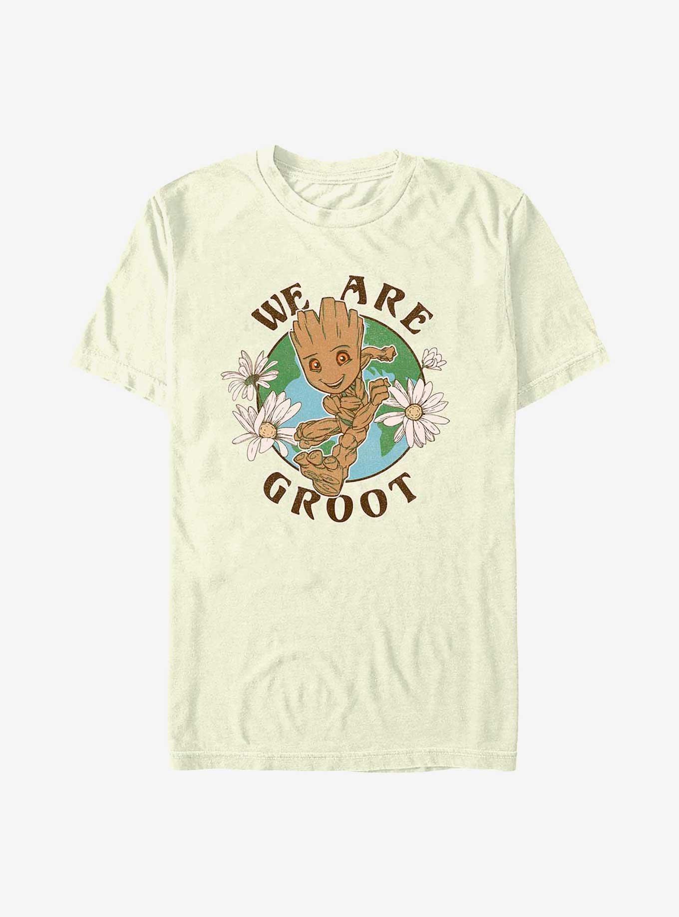 Marvel Guardians of the Galaxy Earth Day Baby Groot T-Shirt, NATURAL, hi-res