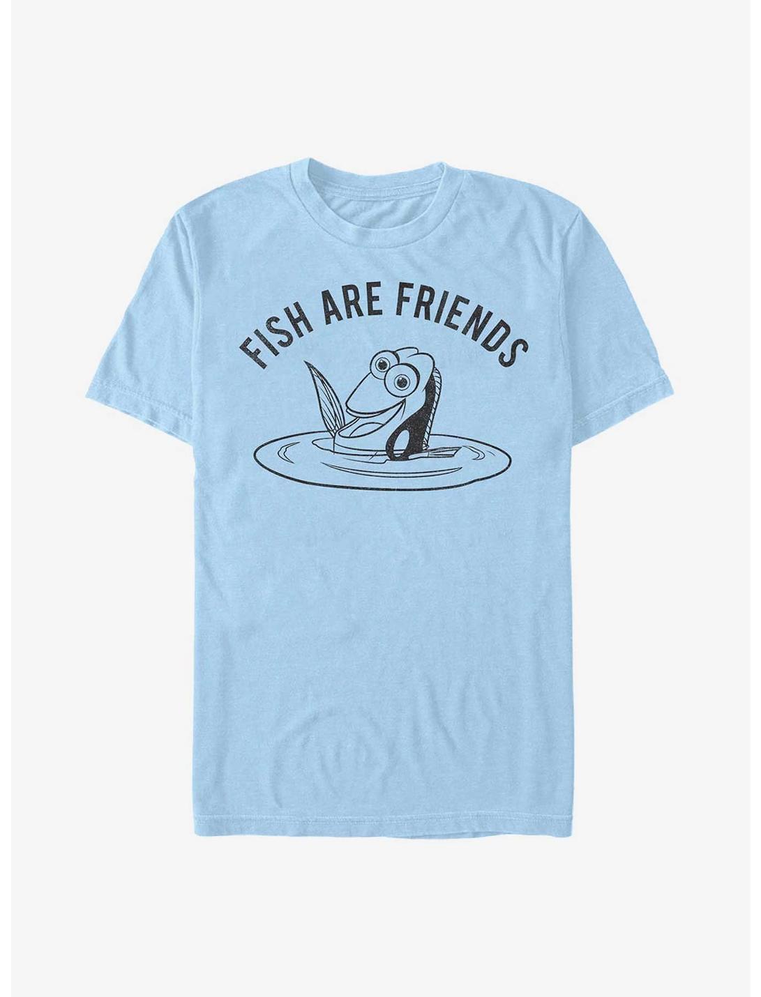 Disney Pixar Finding Nemo Earth Day Dory Fish Are Friends T-Shirt, LT BLUE, hi-res
