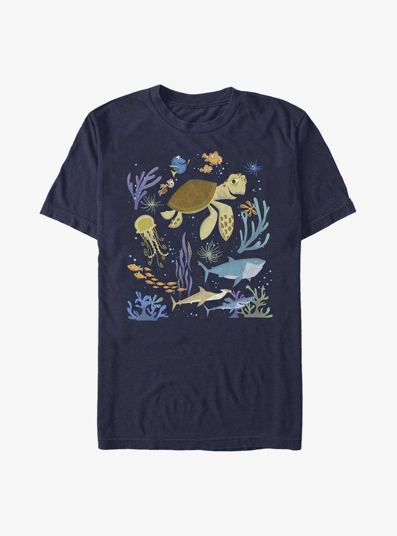 Disney Pixar Finding Nemo Earth Day Sea Scene T-Shirt, , hi-res