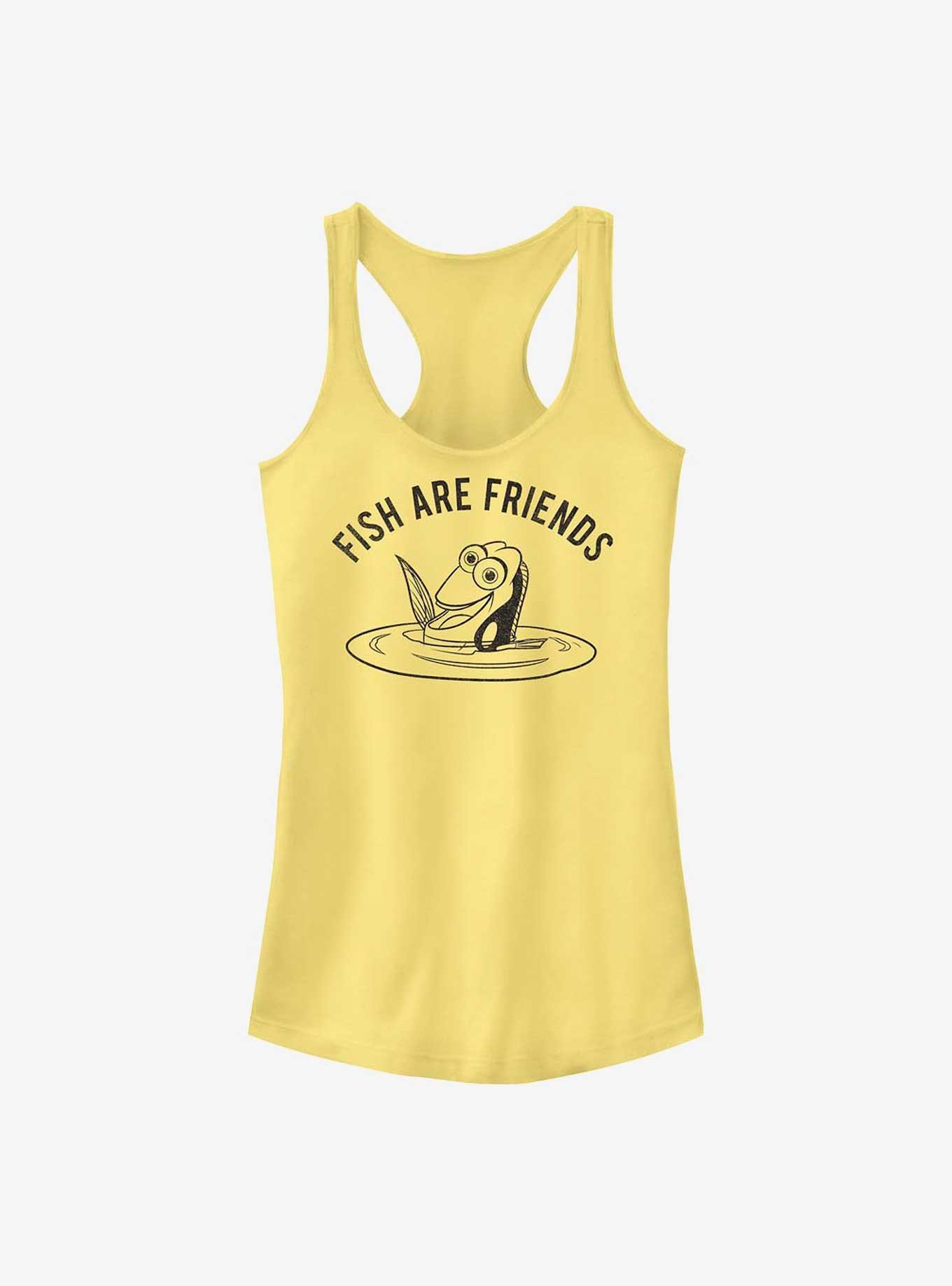 Disney Pixar Finding Nemo Earth Day Dory Fish Are Friends Girls Tank, BANANA, hi-res