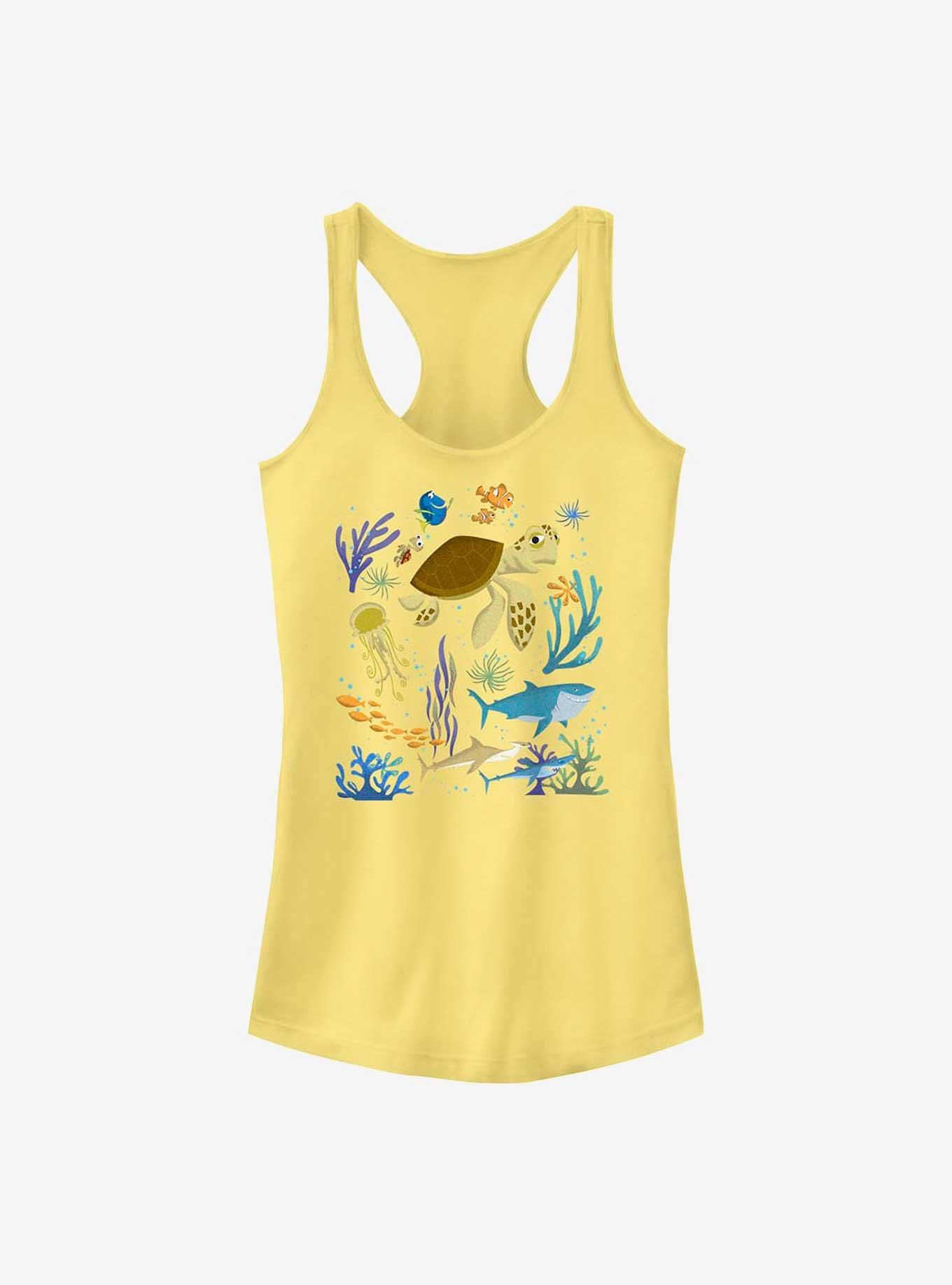 Disney Pixar Finding Nemo Earth Day Sea Scene Girls Tank