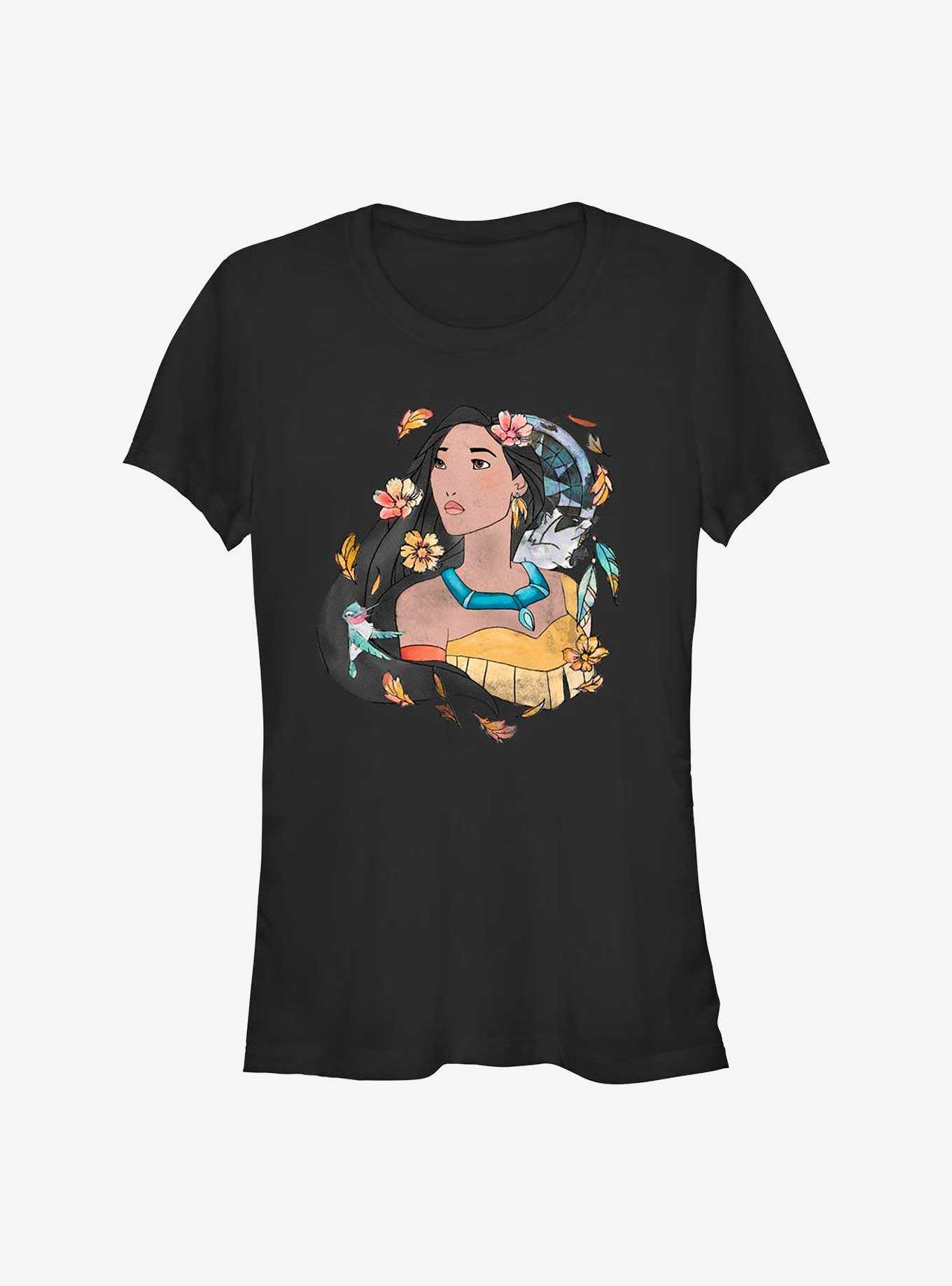 Disney Pocahontas Earth Day Dreamcatcher Sketch Girls T-Shirt, , hi-res