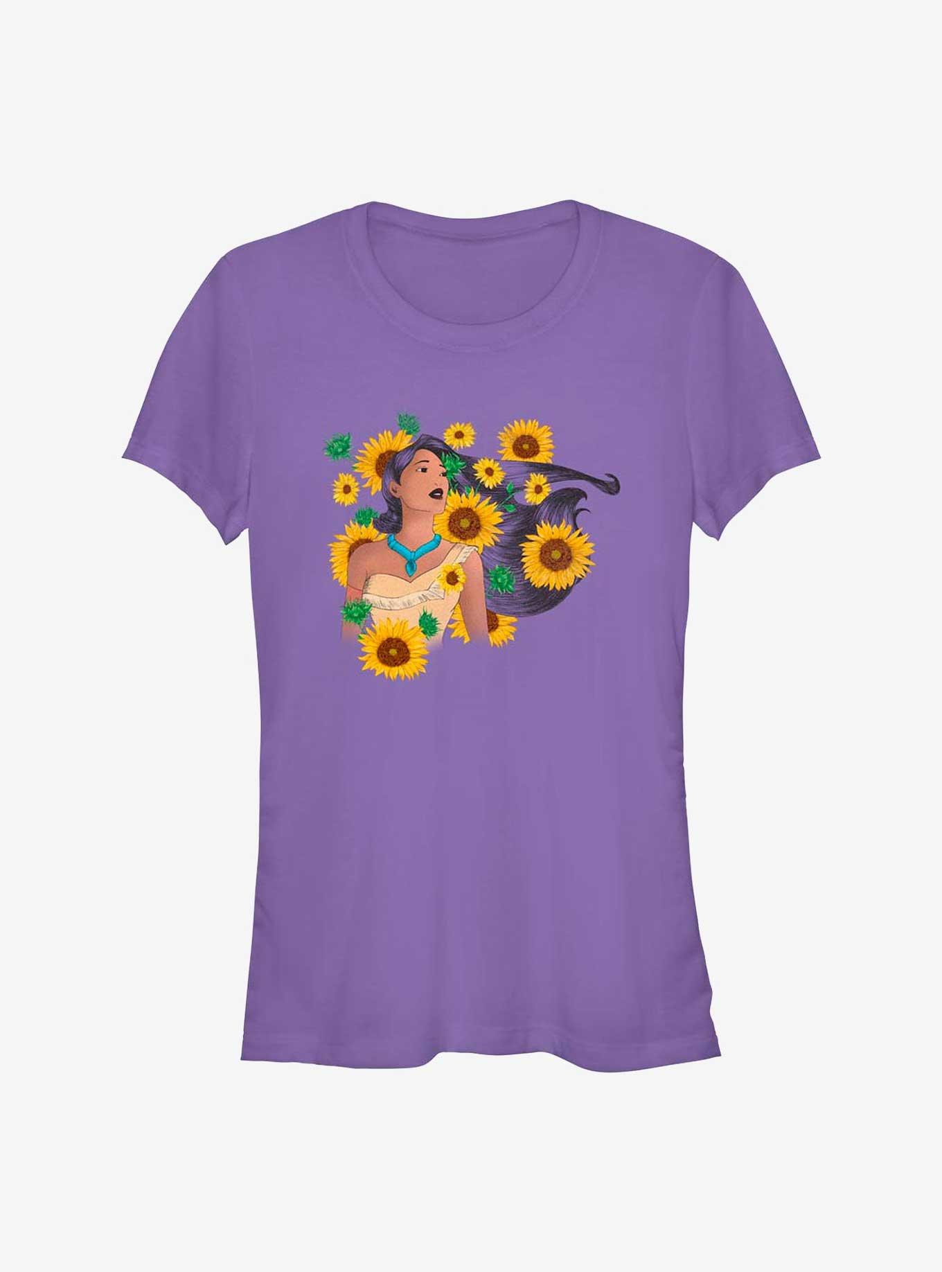 Disney Pocahontas Floral Princess Girls T-Shirt, , hi-res