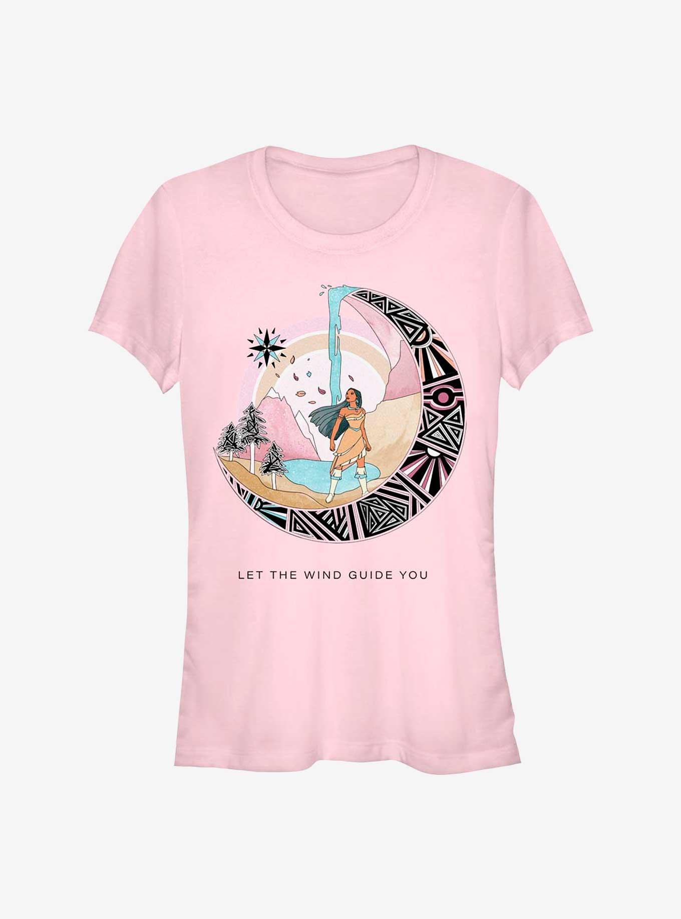 Disney Pocahontas Earth Day Let The Wind Guide Girls T-Shirt, LIGHT PINK, hi-res