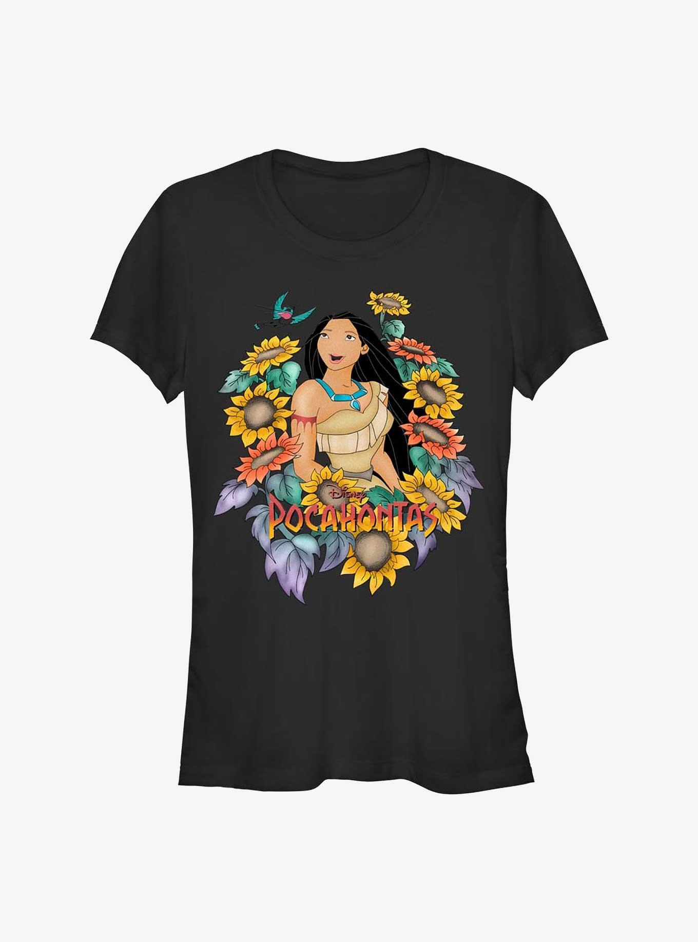 Disney Pocahontas Earth Day Sunflower Princess Girls T-Shirt, , hi-res