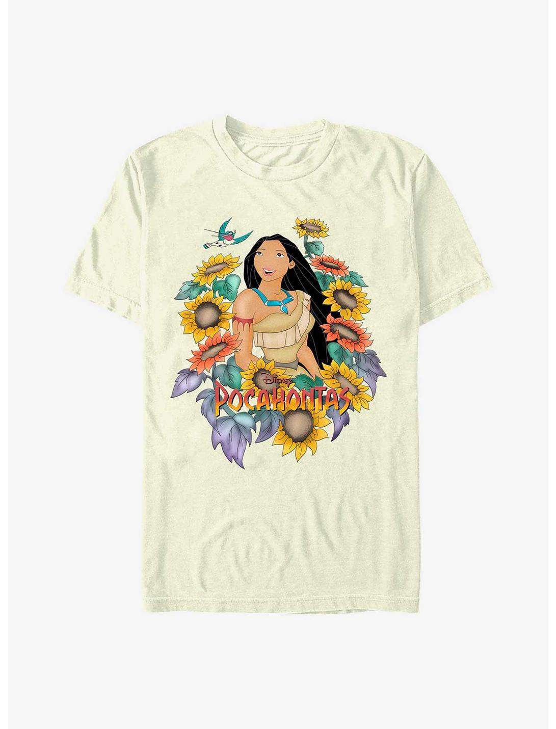 Disney Pocahontas Earth Day Sunflower Princess T-Shirt, NATURAL, hi-res