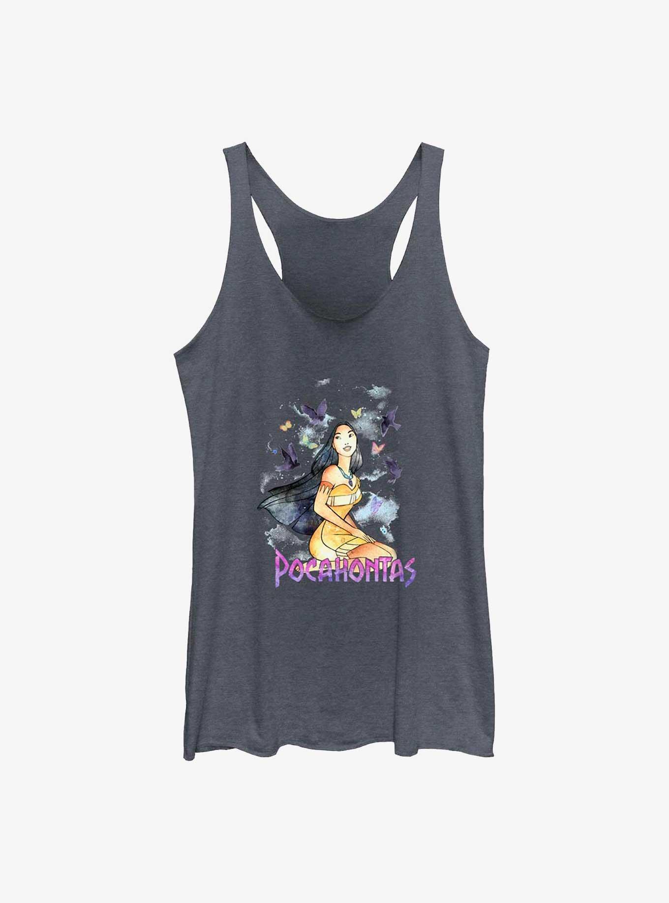 Disney Pocahontas Earth Day Free Spirit Girls Tank, NAVY HTR, hi-res