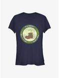 Disney Pixar Wall-E Earth Day Never Too Late To Change Girls T-Shirt, NAVY, hi-res