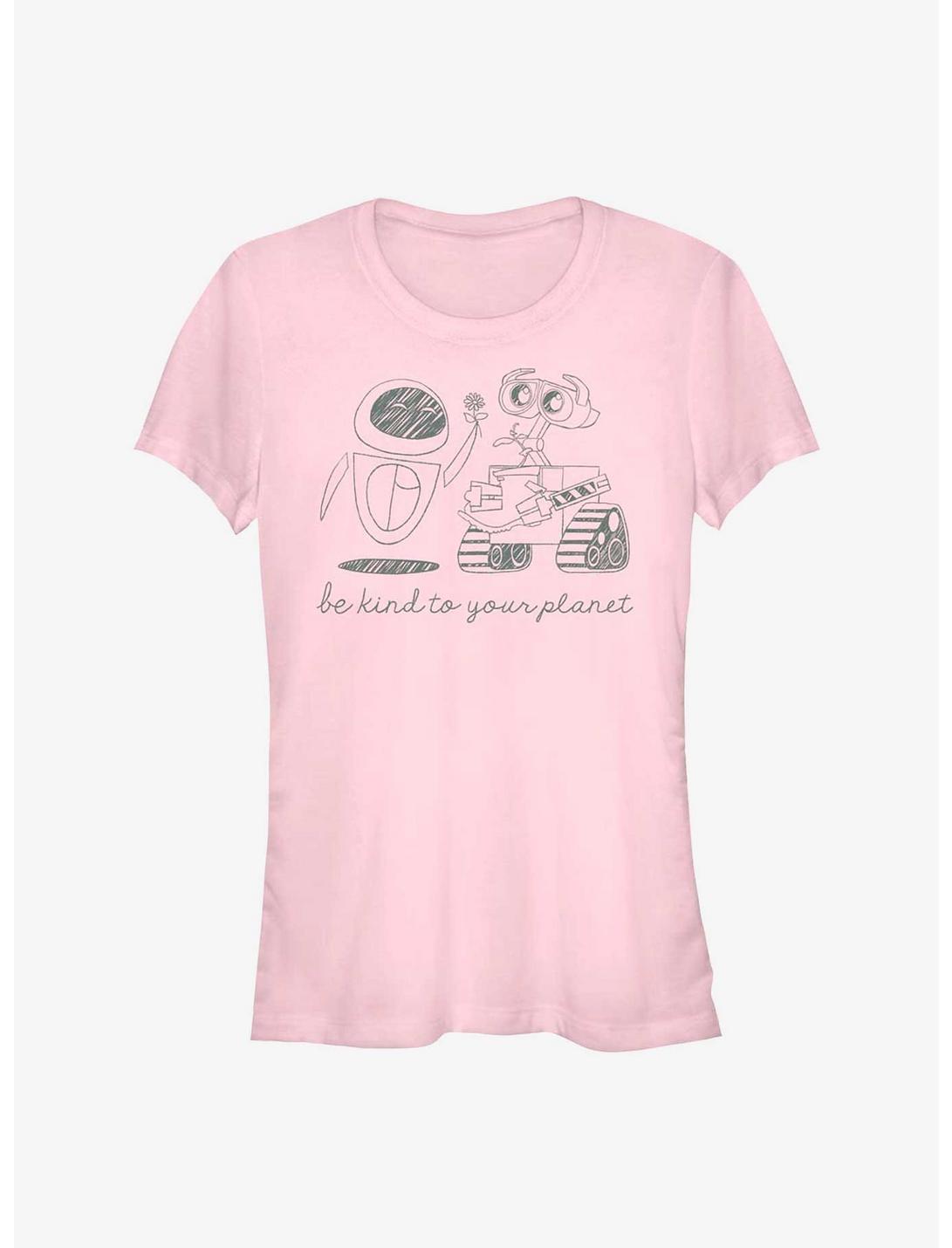Disney Pixar Wall-E Earth Day Be Kind To Your Planet Girls T-Shirt, LIGHT PINK, hi-res
