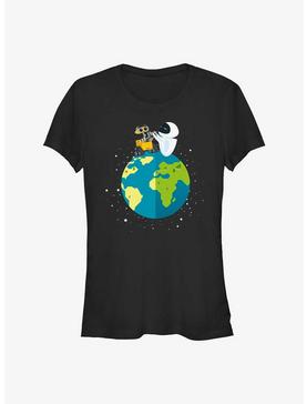 Disney Pixar Wall-E Earth Day Wall-E and Eve World Peace Girls T-Shirt, , hi-res