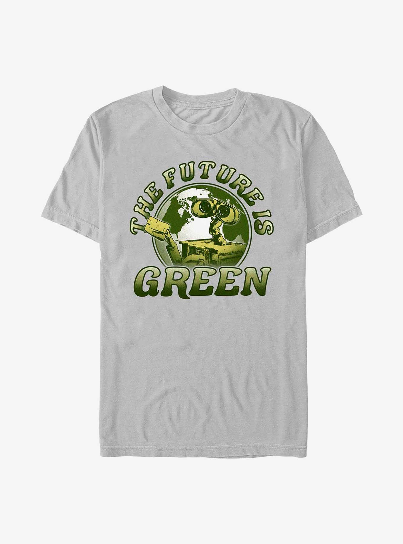 Disney Pixar Wall-E Earth Day Green Future T-Shirt, SILVER, hi-res