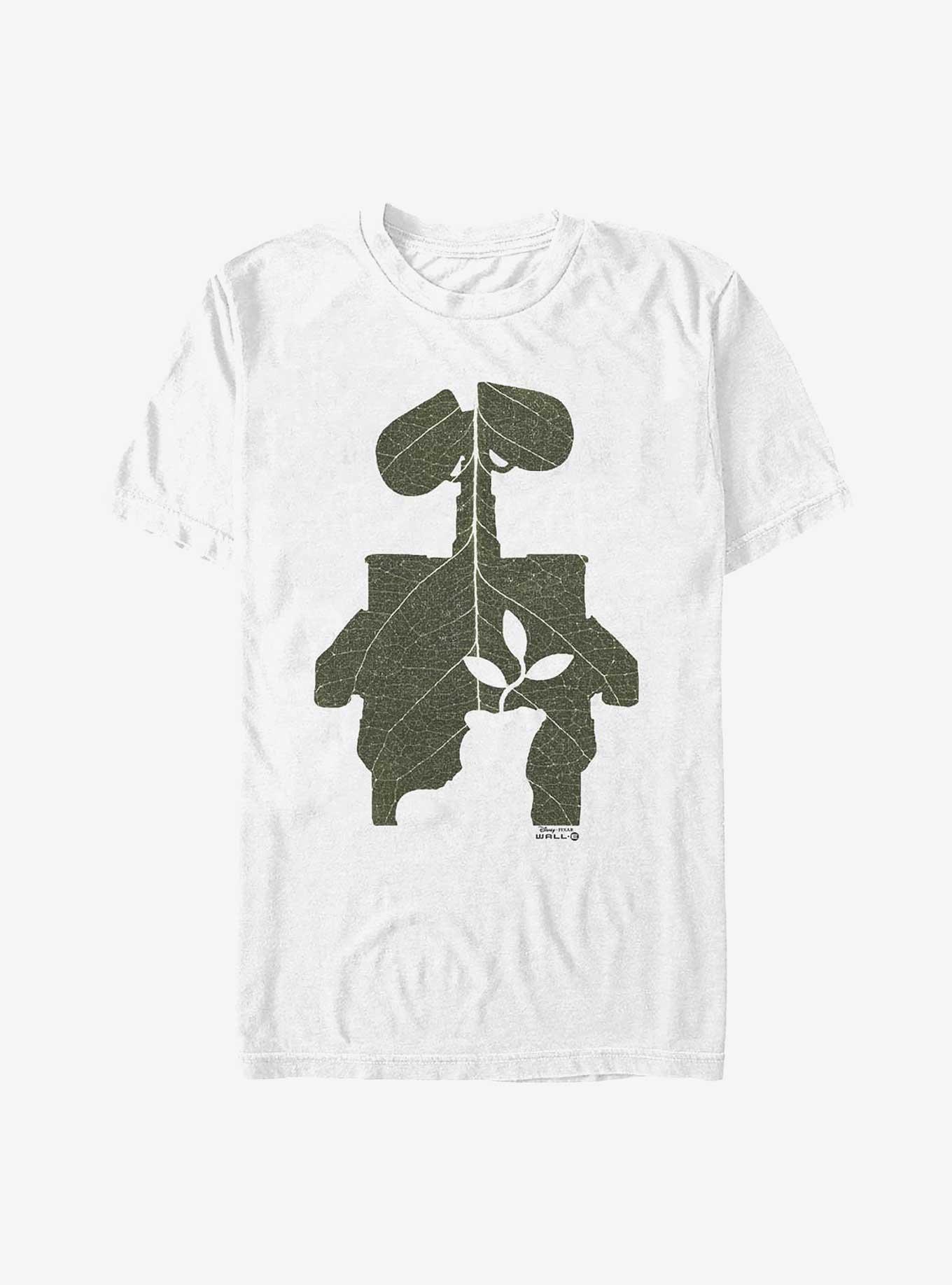 Disney Pixar Wall-E Earth Day Wall-E Leaf Fill T-Shirt, WHITE, hi-res
