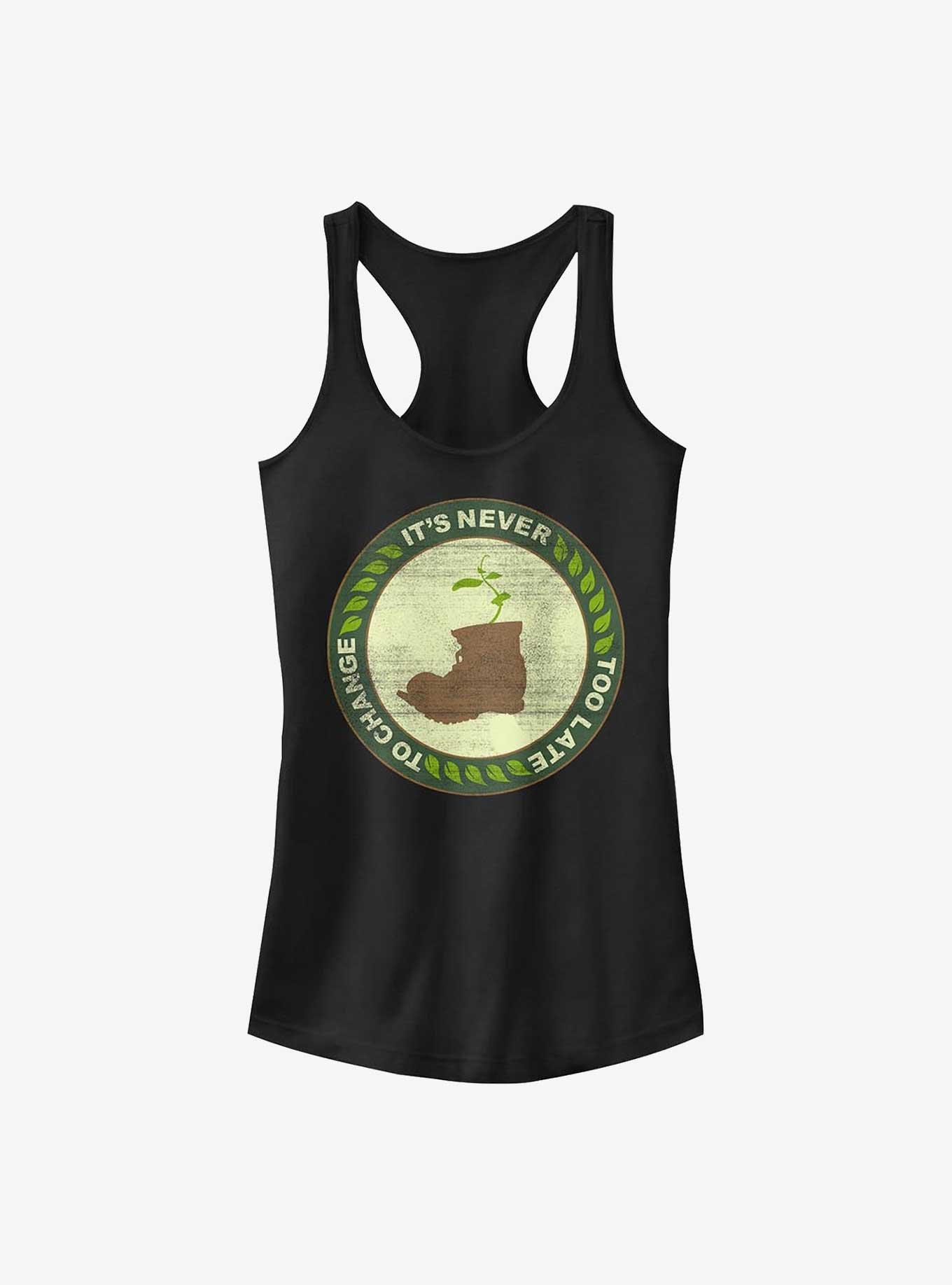 Disney Pixar Wall-E Earth Day Never Too Late To Change Girls Tank