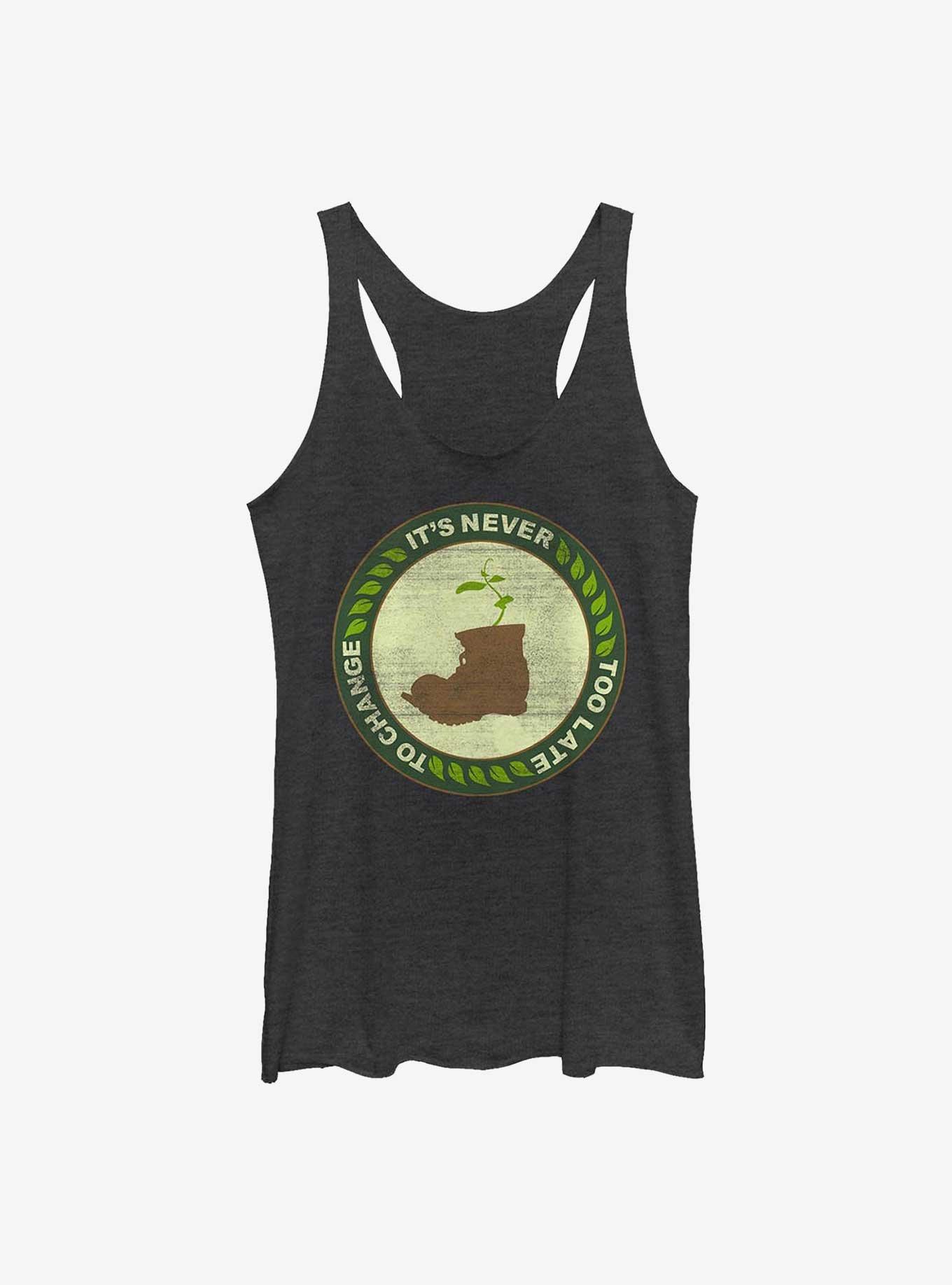 Disney Pixar Wall-E Earth Day Never Too Late To Change Girls Tank