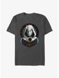 Marvel Moon Knight Mask Badge T-Shirt, CHARCOAL, hi-res