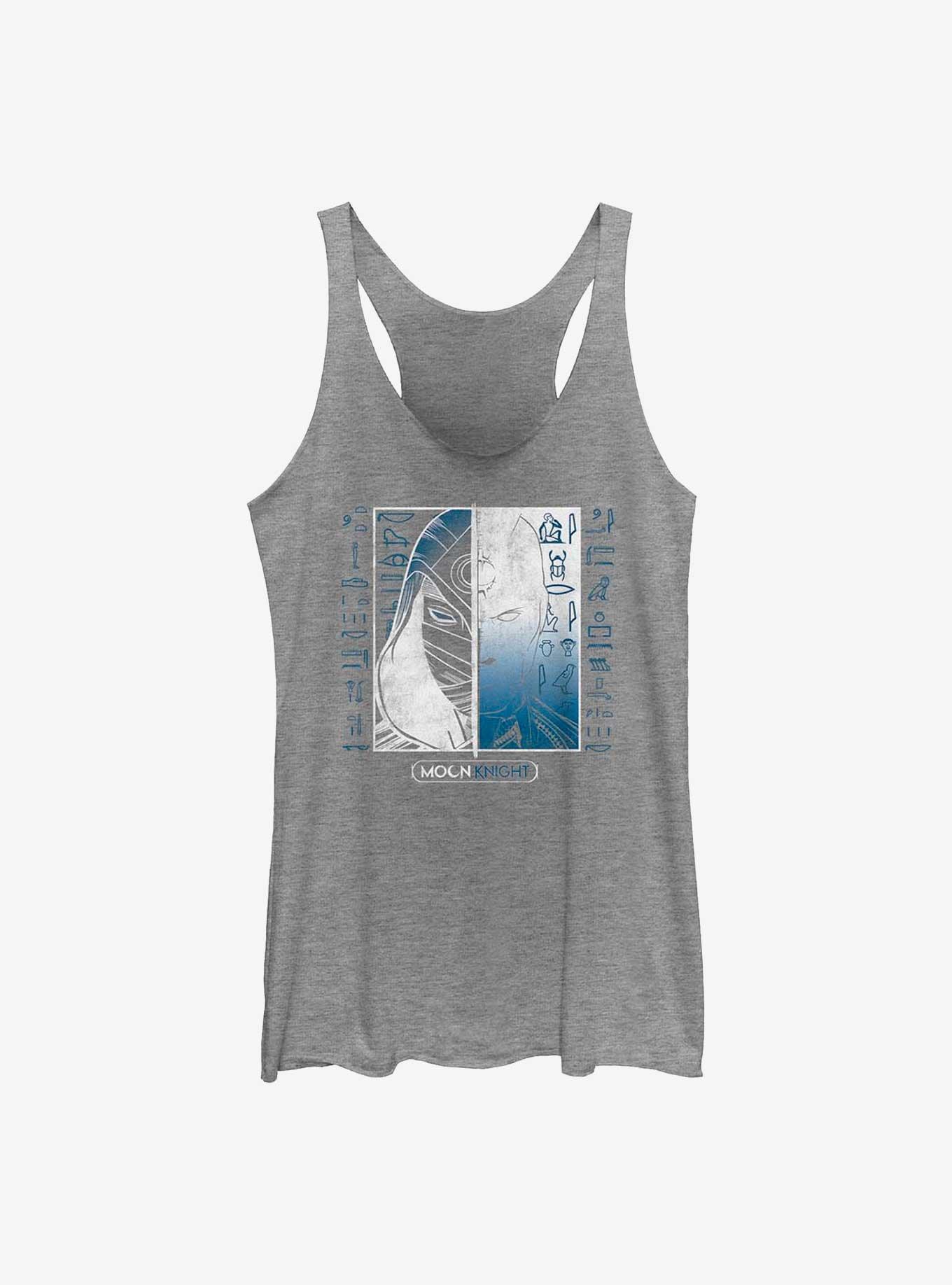 Marvel Moon Knight Character Split Girls Tank, GRAY HTR, hi-res