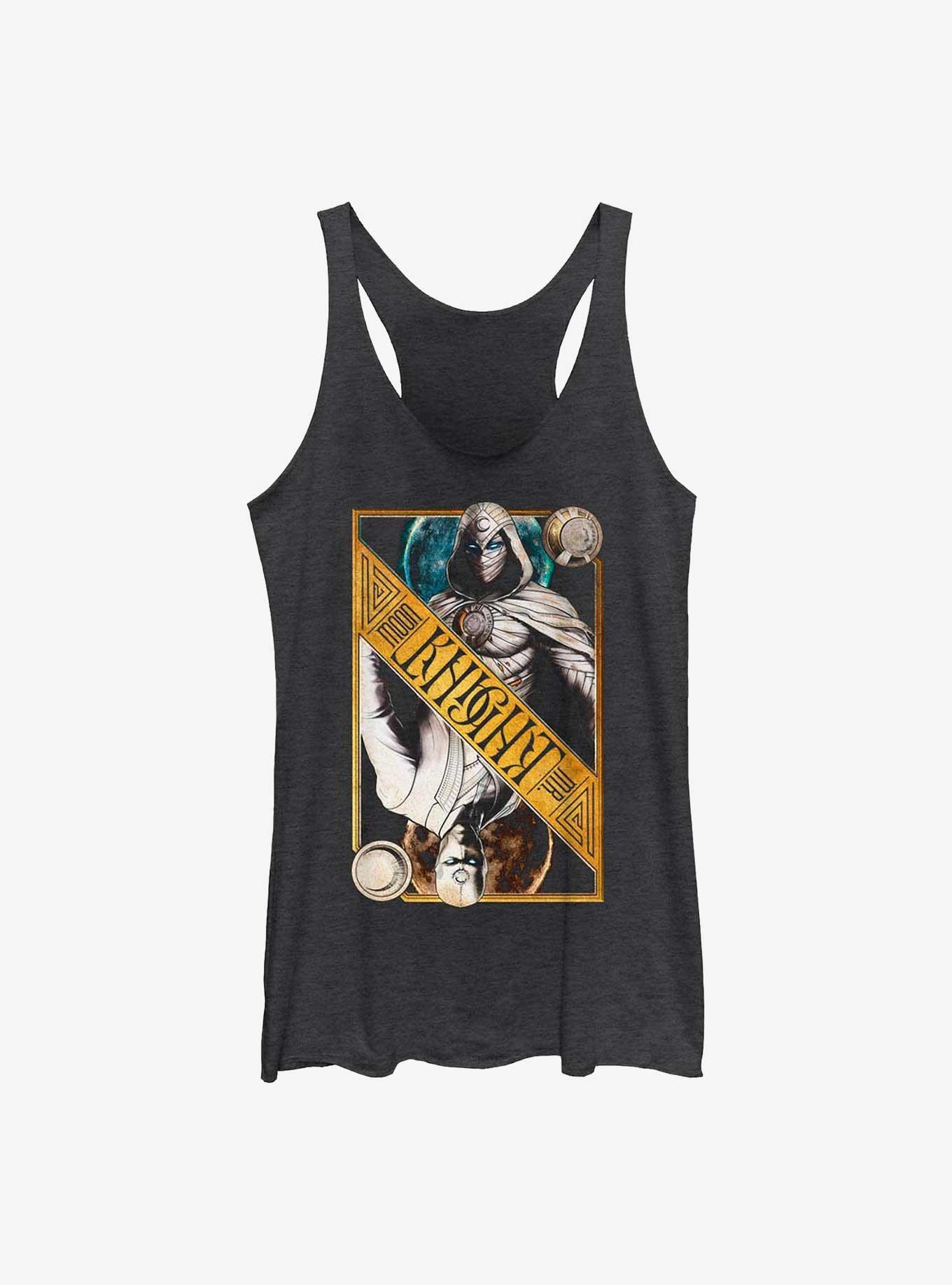 Marvel Moon Knight Dual Card Girls Tank, BLK HTR, hi-res