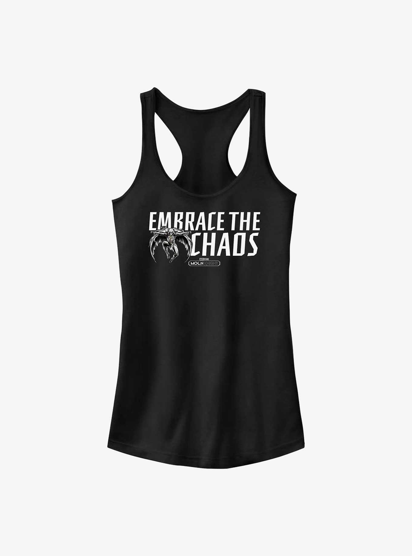 Marvel Moon Knight Embrace The Chaos Girls Tank, BLACK, hi-res