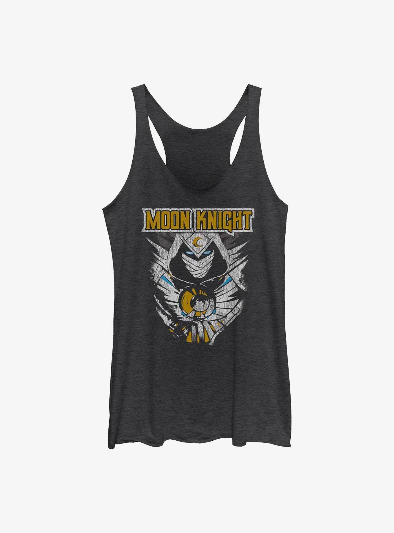 Marvel Moon Knight Moon Girls Tank, BLK HTR, hi-res