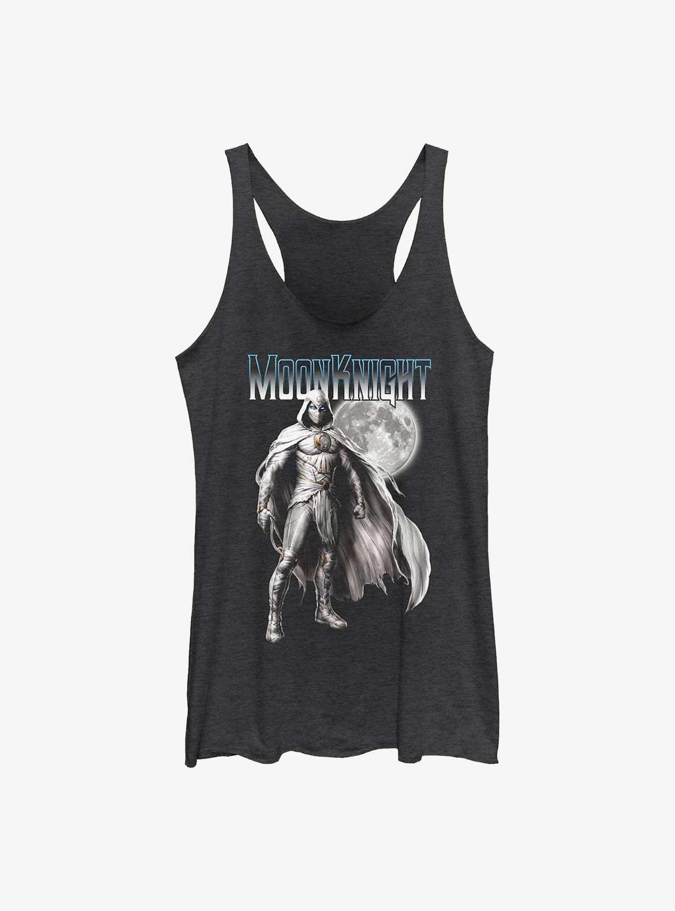 Marvel Moon Knight Moon Girls Tank, BLK HTR, hi-res