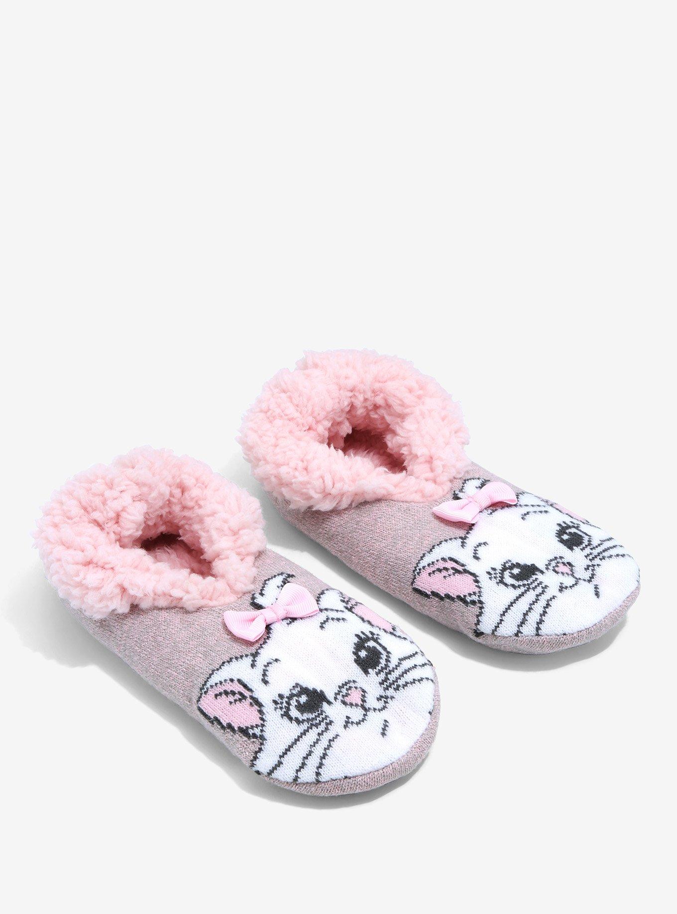 Pink cat slipper socks - Wicked Sista