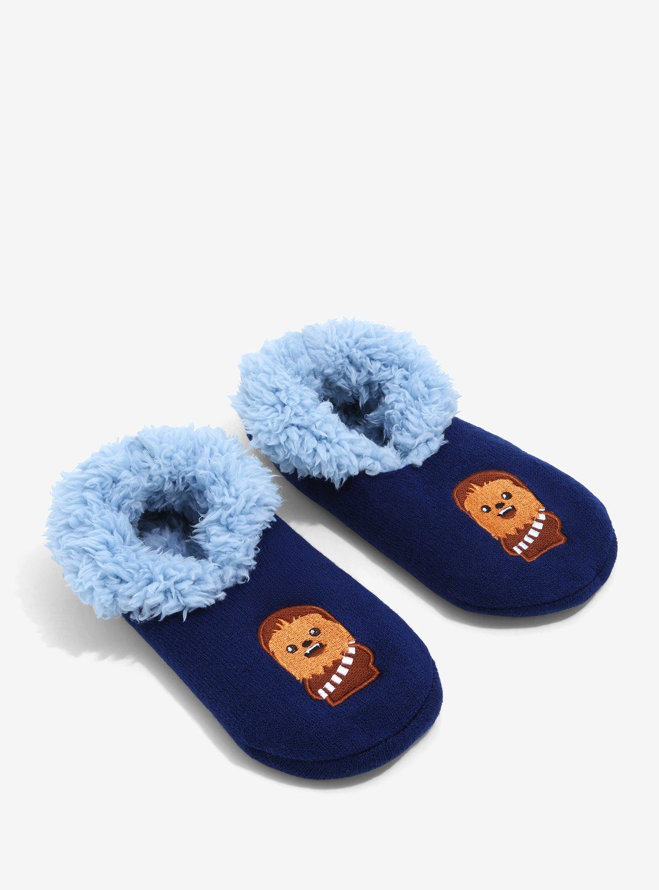 Star Wars Chibi Chewbacca Fleece Slipper Socks - BoxLunch Exclusive, , hi-res