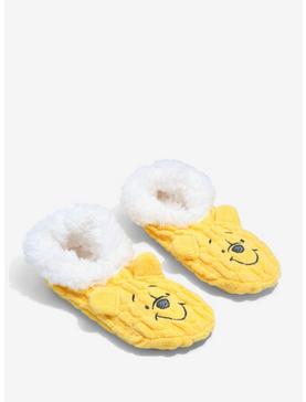 Disney Winnie the Pooh Figural Fleece Slipper Socks - BoxLunch Exclusive, , hi-res