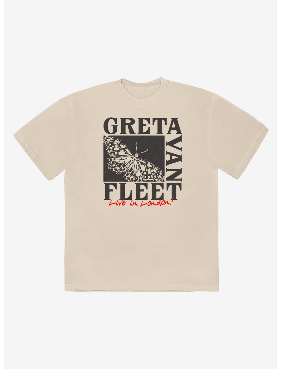 Greta Van Fleet Live In London Boyfriend Fit Girls T-Shirt, BRIGHT WHITE, hi-res