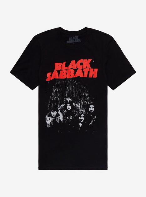 Black Sabbath Group Boyfriend Fit T-Shirt | Hot Topic