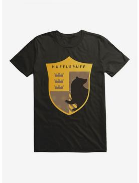 Harry Potter Hufflepuff Triple Crown Crest T-Shirt, , hi-res