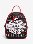Our Universe Disney The Nightmare Before Christmas Jack Skellington Christmas Sweater Mini Backpack - BoxLunch Exclusive, , hi-res
