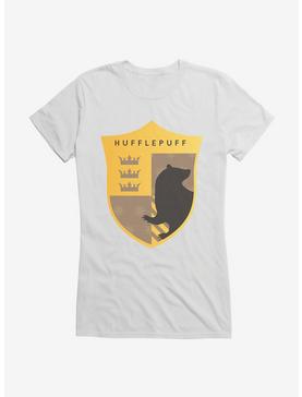 Harry Potter Hufflepuff Triple Crown Crest Girls T-Shirt, , hi-res