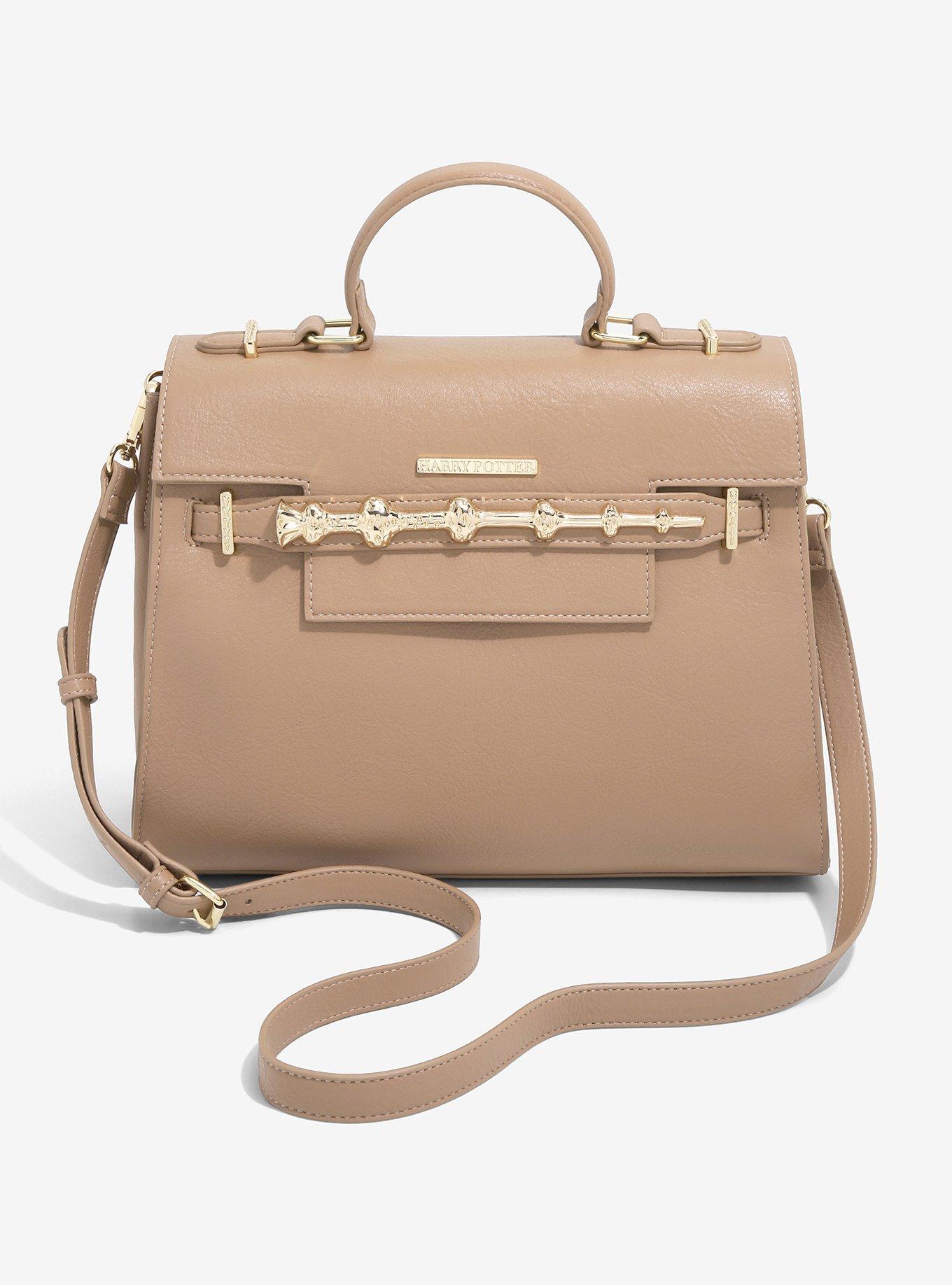 Taupe-colored One-shoulder bag Scoubidou