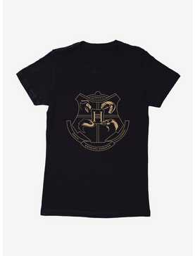 Harry Potter Golden Magic Hogwarts Emblem Womens T-Shirt, , hi-res