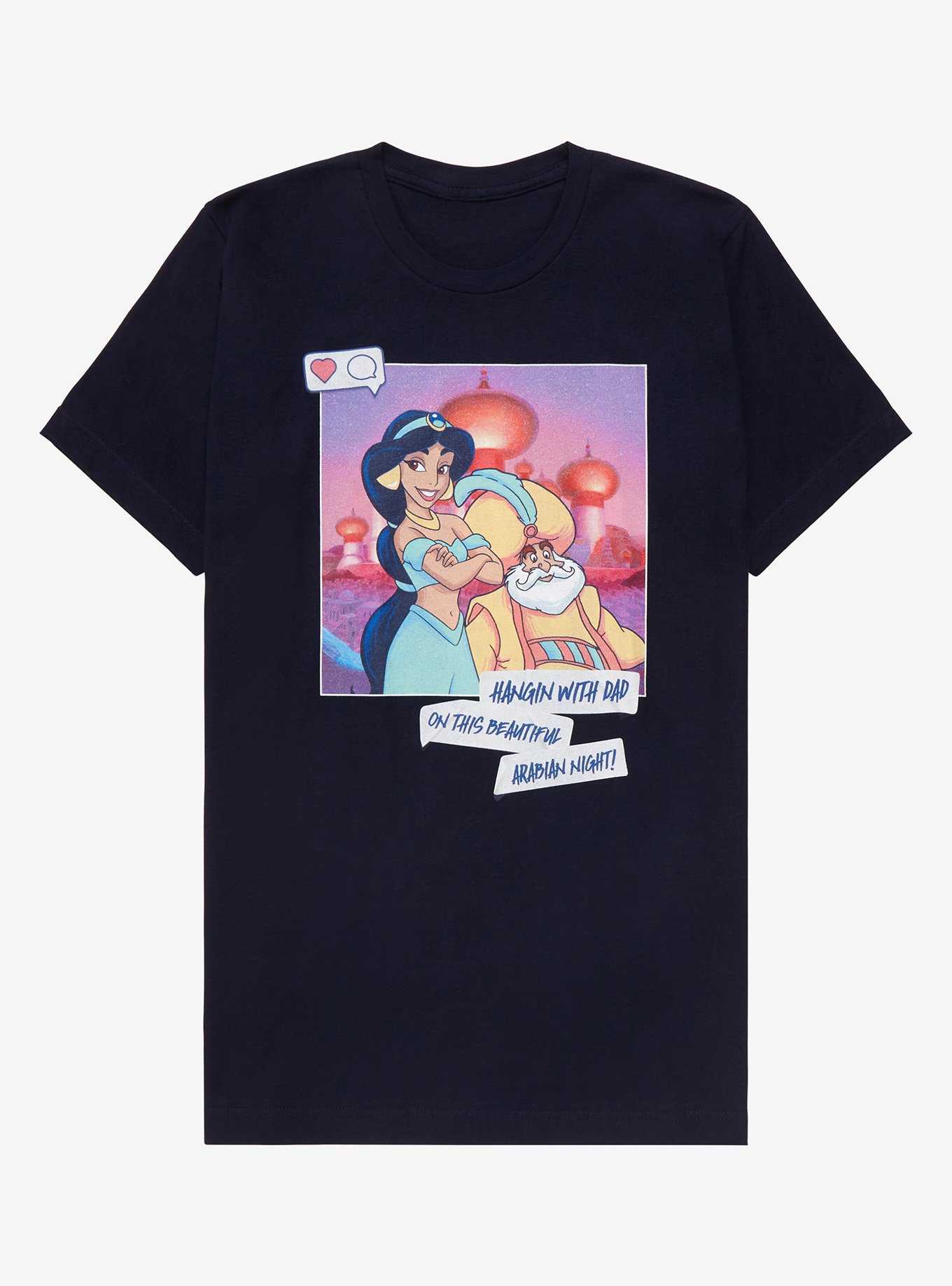 Disney Princess Jasmine & The Sultan Social Post T-Shirt - BoxLunch Exclusive , , hi-res