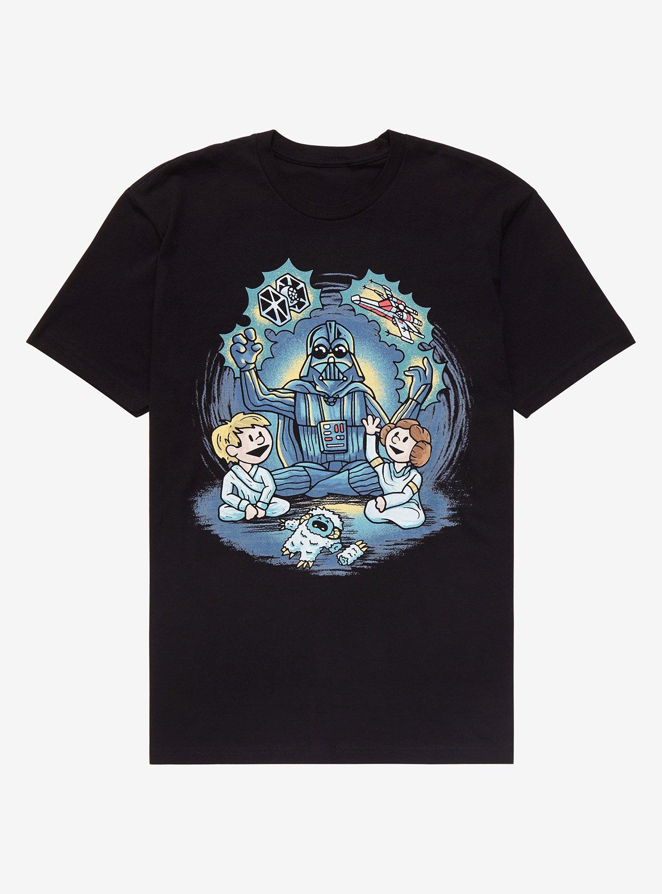 Star Wars Darth Vader & Kids Playtime T-Shirt - BoxLunch Exclusive, BLACK, hi-res