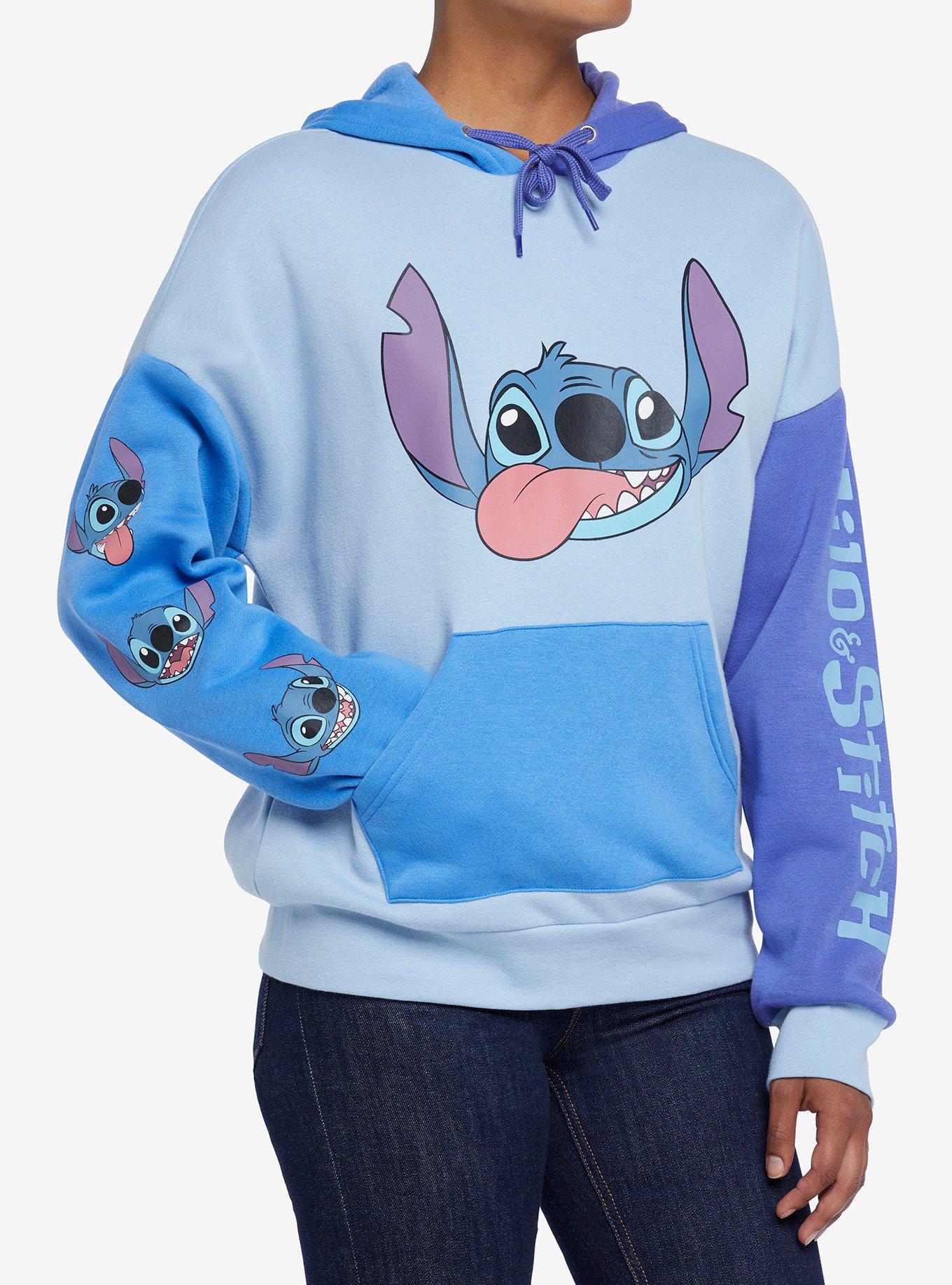 Disney Lilo & Stitch ColorBlock Girls Hoodie Hot Topic