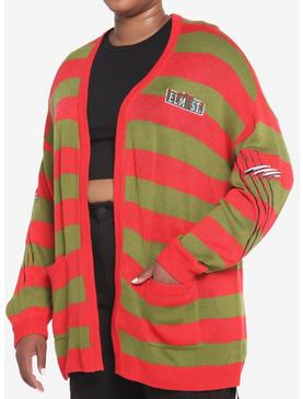 A Nightmare On Elm Street Freddy Girls Cardigan Plus Size, , hi-res