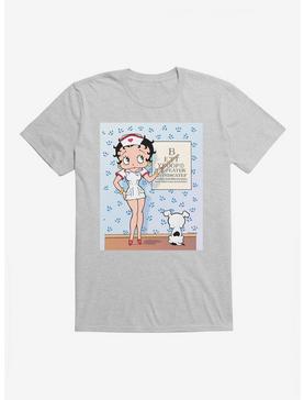 Betty Boop Snellen Eye Chart T-Shirt, HEATHER GREY, hi-res