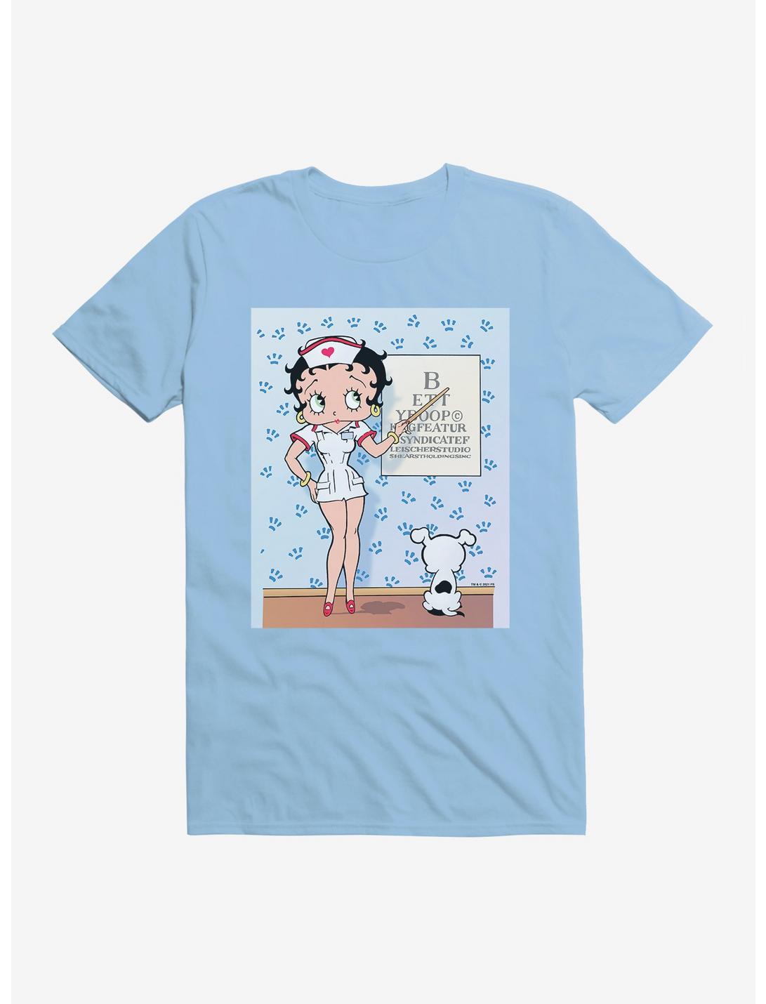 Betty Boop Snellen Eye Chart T-Shirt, LIGHT BLUE, hi-res