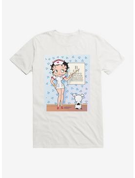 Betty Boop Snellen Eye Chart T-Shirt, WHITE, hi-res